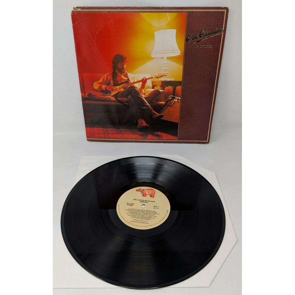 Eric Clapton Backless Vinyl LP Record RSO Records 1978 RS-1-3039